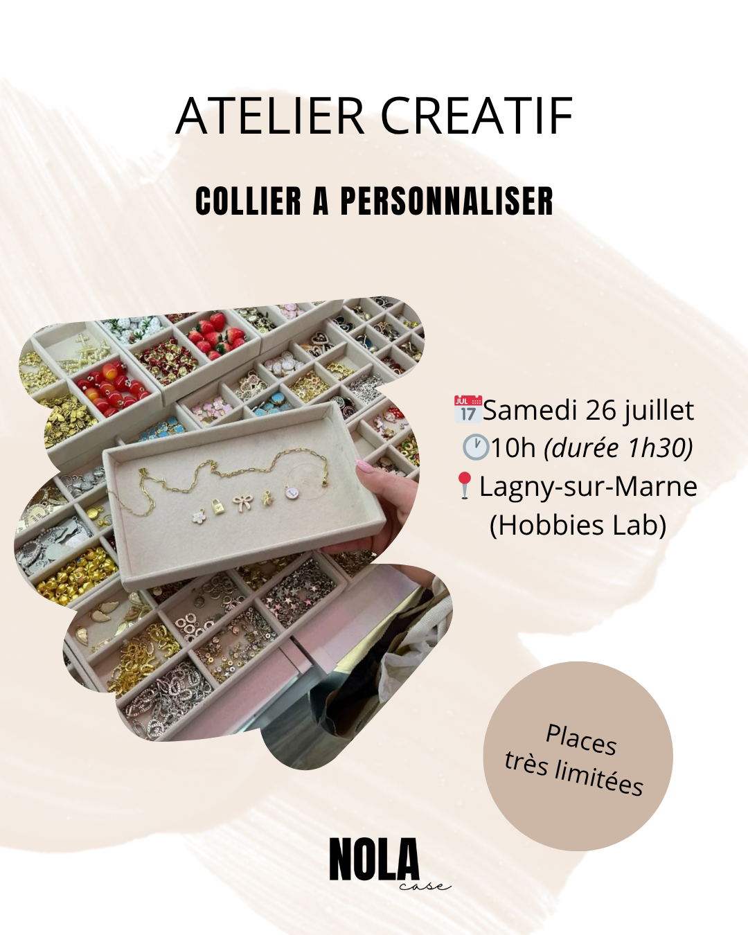 Atelier Créatif - Collier - Samedi 26 juillet à 10h