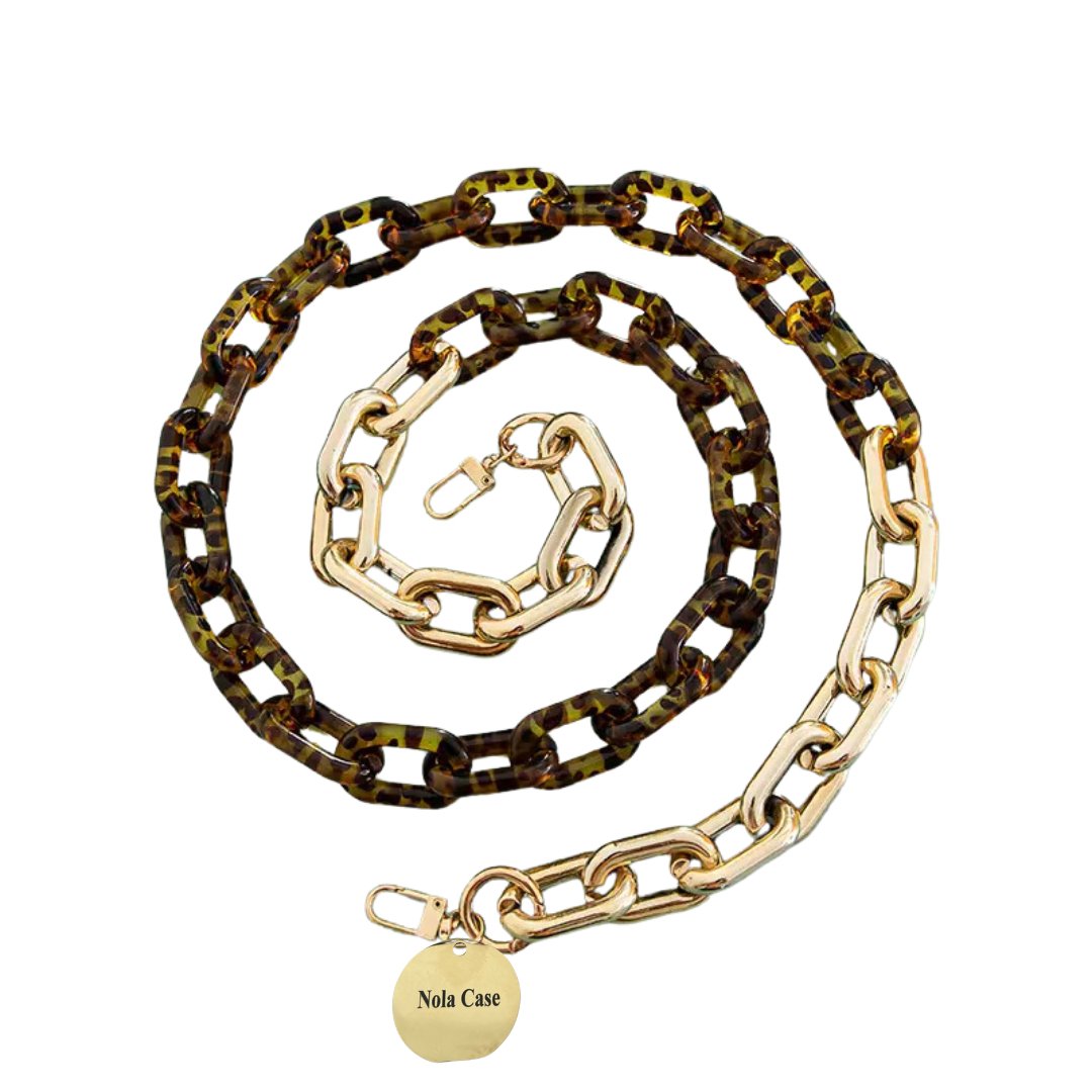 Chaîne maillons ambré - Nola case